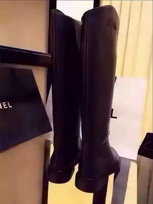 CHANEL Knee-high boots Lined with fur Women--017